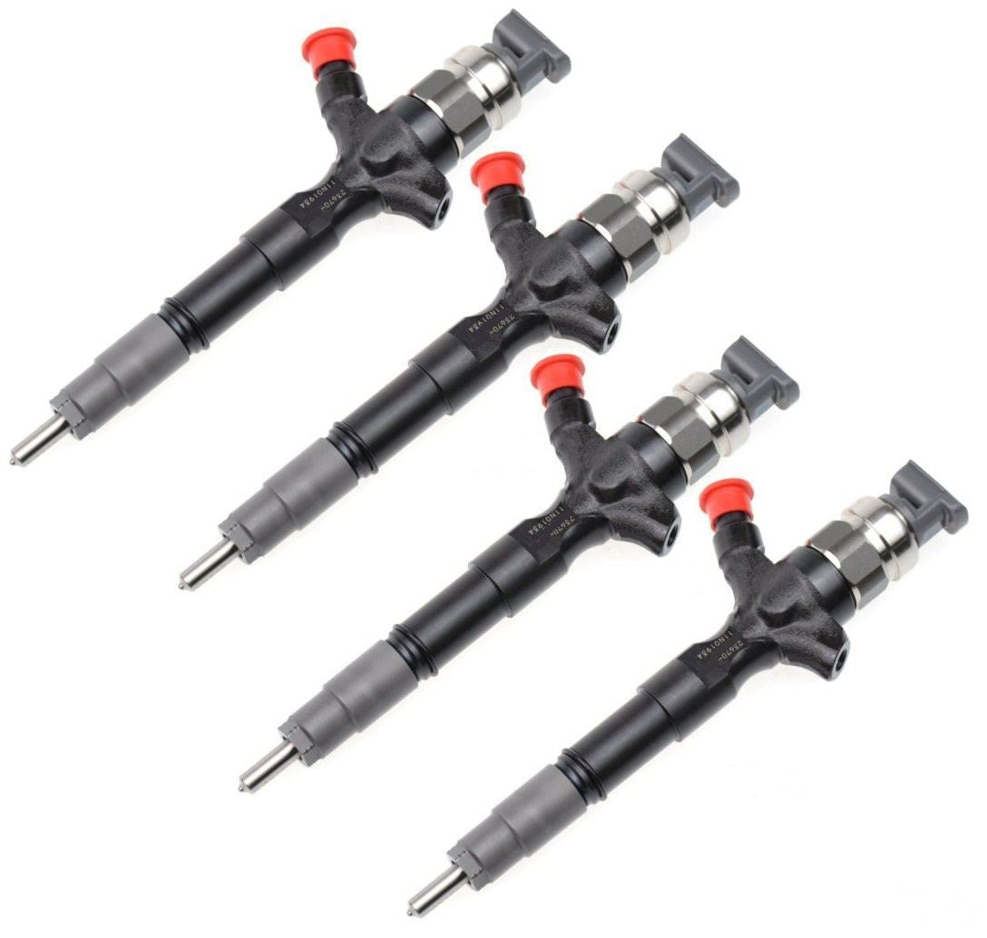 4 NEW Diesel Fuel Injectors for TOYOTA HIACE 2KDFTV INJ169 2004 - 2007