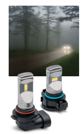 JW Speaker 990010F 12V 24V H10 Driverless LED Fog Light Bulb Kit