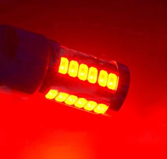 2 x W21/5W T20 7443 Dual Filament Bright LED Stop Brake RED Light Bulb