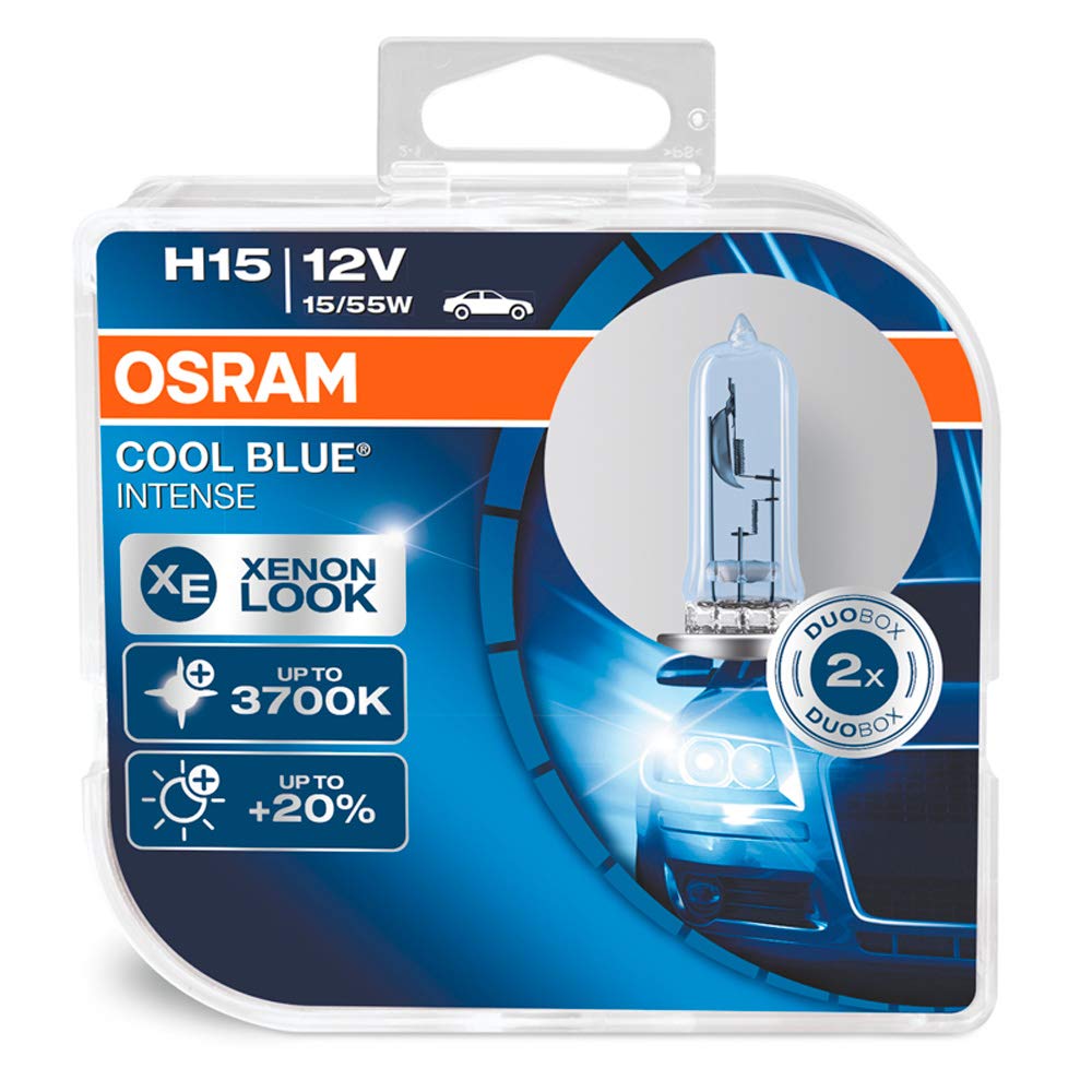 OSRAM 64176CBI-DUO COOL BLUE INTENSE H15 Halogen headlight lamps