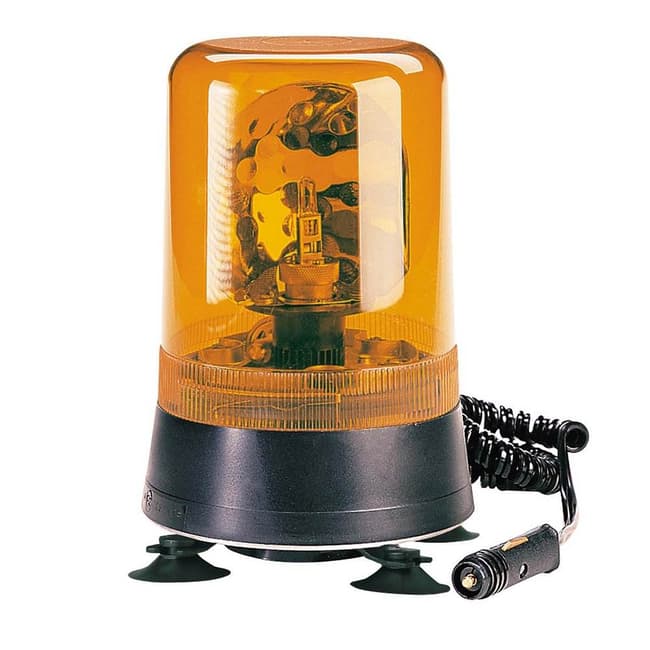 Narva 85423A Multivolt Hi Optics Rotating Amber Beacon with Magnetic Base - NLA