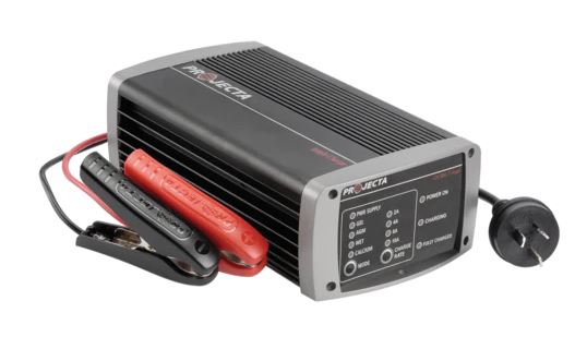 PROJECTA IC1000 BATTERY CHARGER 12 VOLT 10 AMP AUTOMATIC 7 STAGE AGM DEEP CYCLE