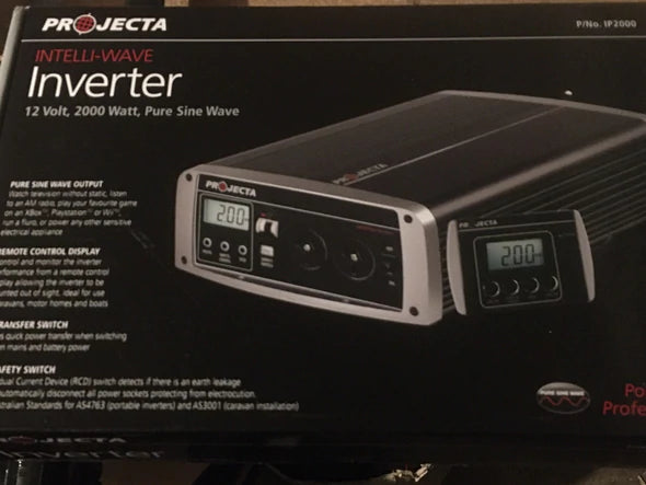 PROJECTA 12V 2000W INTELLI-WAVE PURE SINE WAVE INVERTER - IP2000