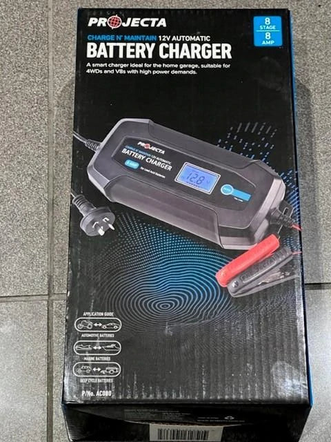 Projecta 12 Volt Automatic Battery Charger - 8 Amp - AC080 *** Safety recall ***