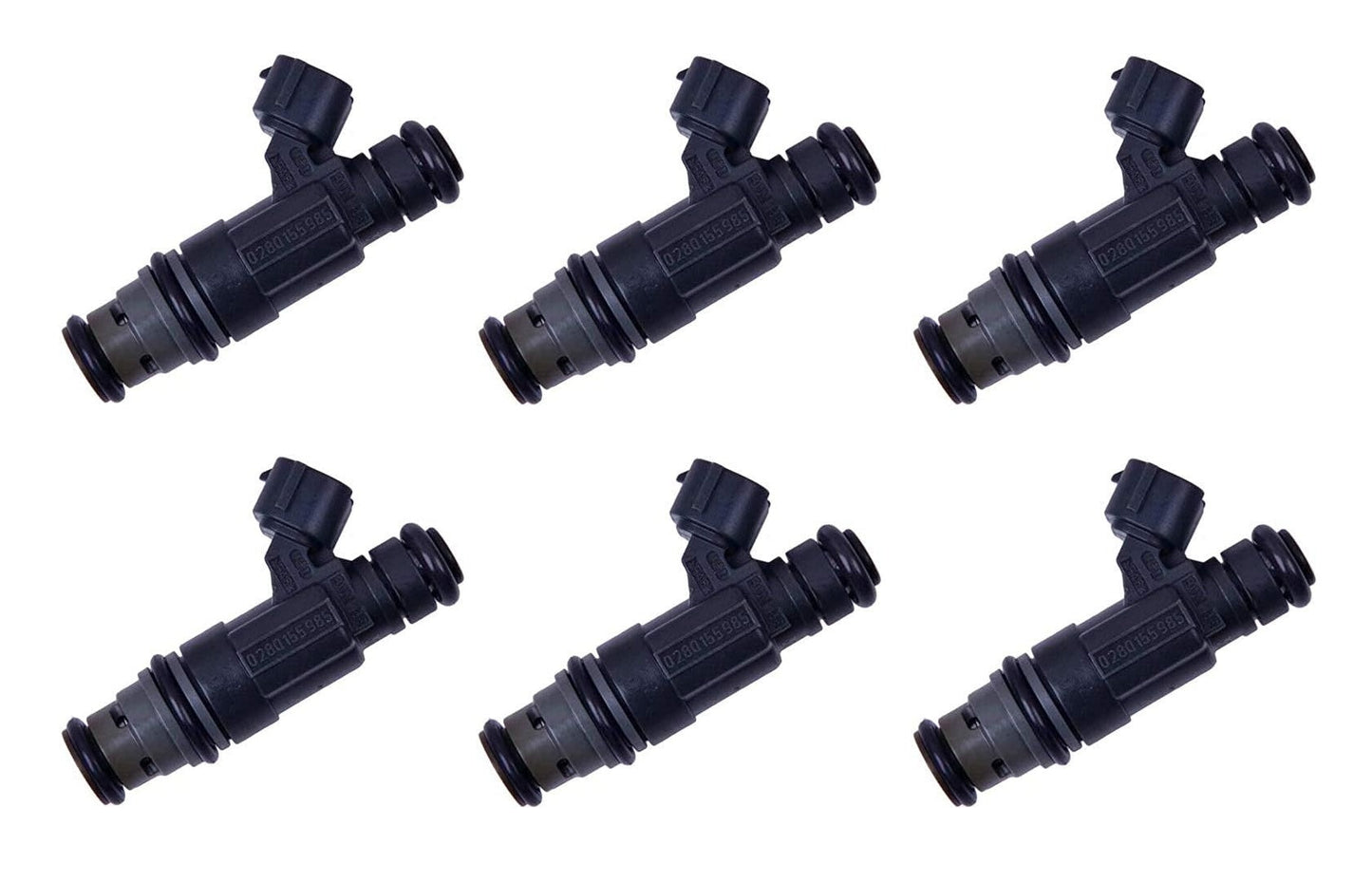 6 FUEL INJECTORS for VW FORD SEAT GOLF JETTA PASSAT 2.3 2.8 V5 V6 VR6 0280155985