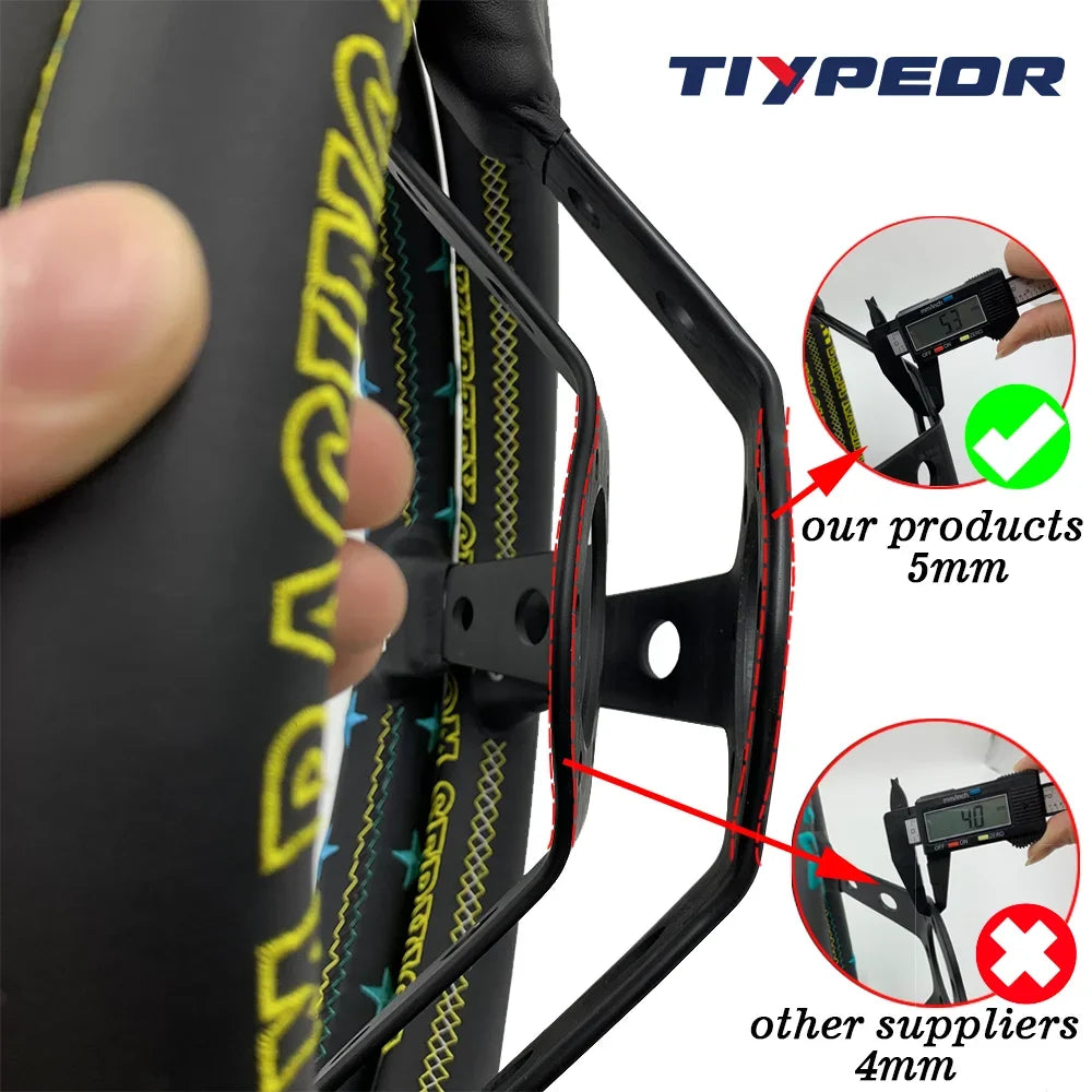 Tiypeor Universal Custom 320mm PVC Sport Racing Drifting Game Simulator Steering Wheel
