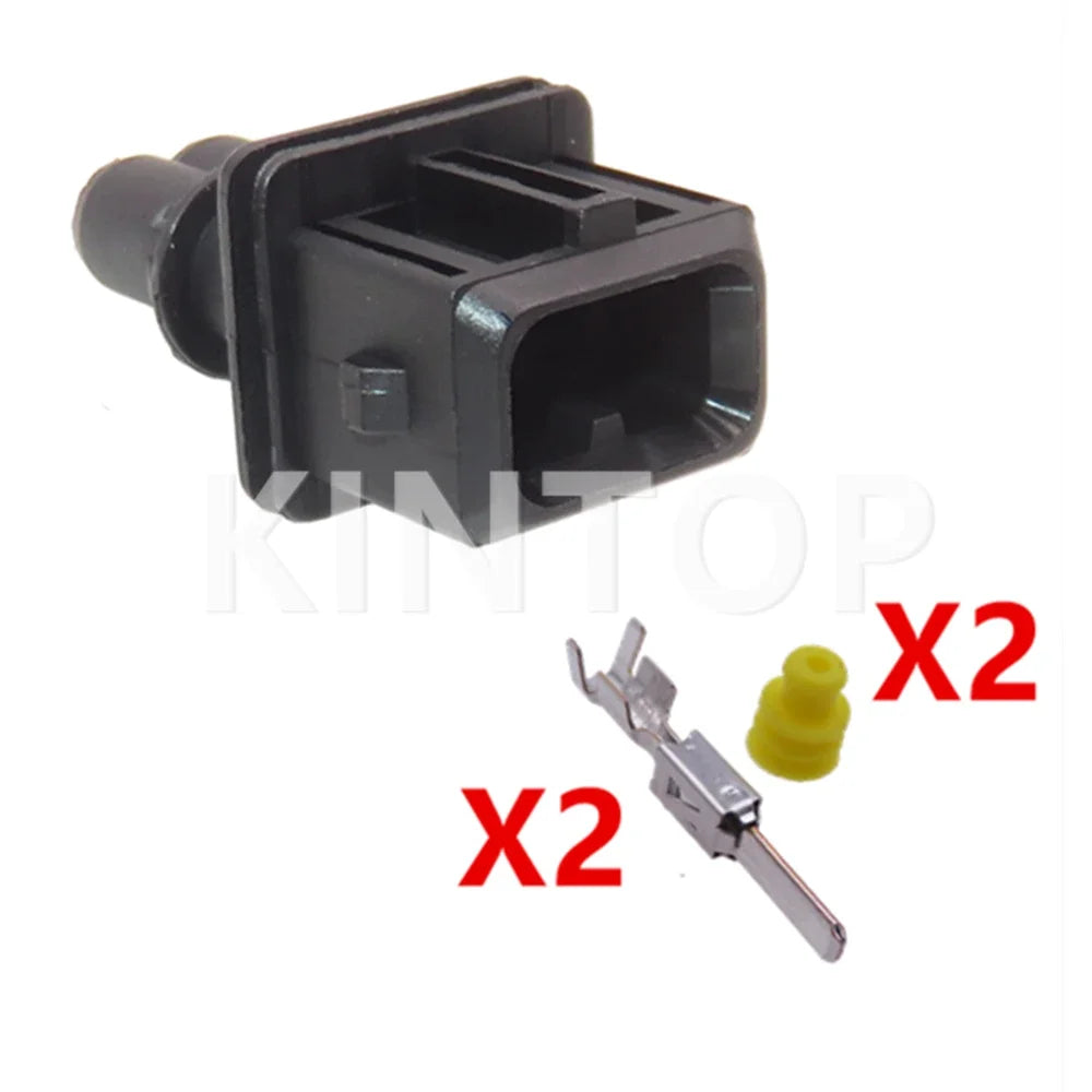 1 Set 2 Pin 037 906 240 829441-1 037906240 106462-1 EV1 Fuel Injector Nozzle Sealed Connector AC Assembly Plastic Housing Plug