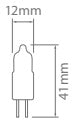 IONNIC 060-012/100W 12V 100 Watt Halogen Bi-Pin Bulb