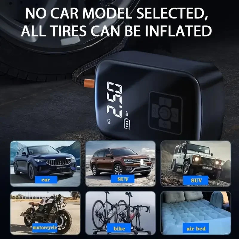 Wired/Wireless Electric Air Pump Car Air Compressor Tire Inflator Pump for Motorcycle Bicycle Boat AUTO Tyre Balls