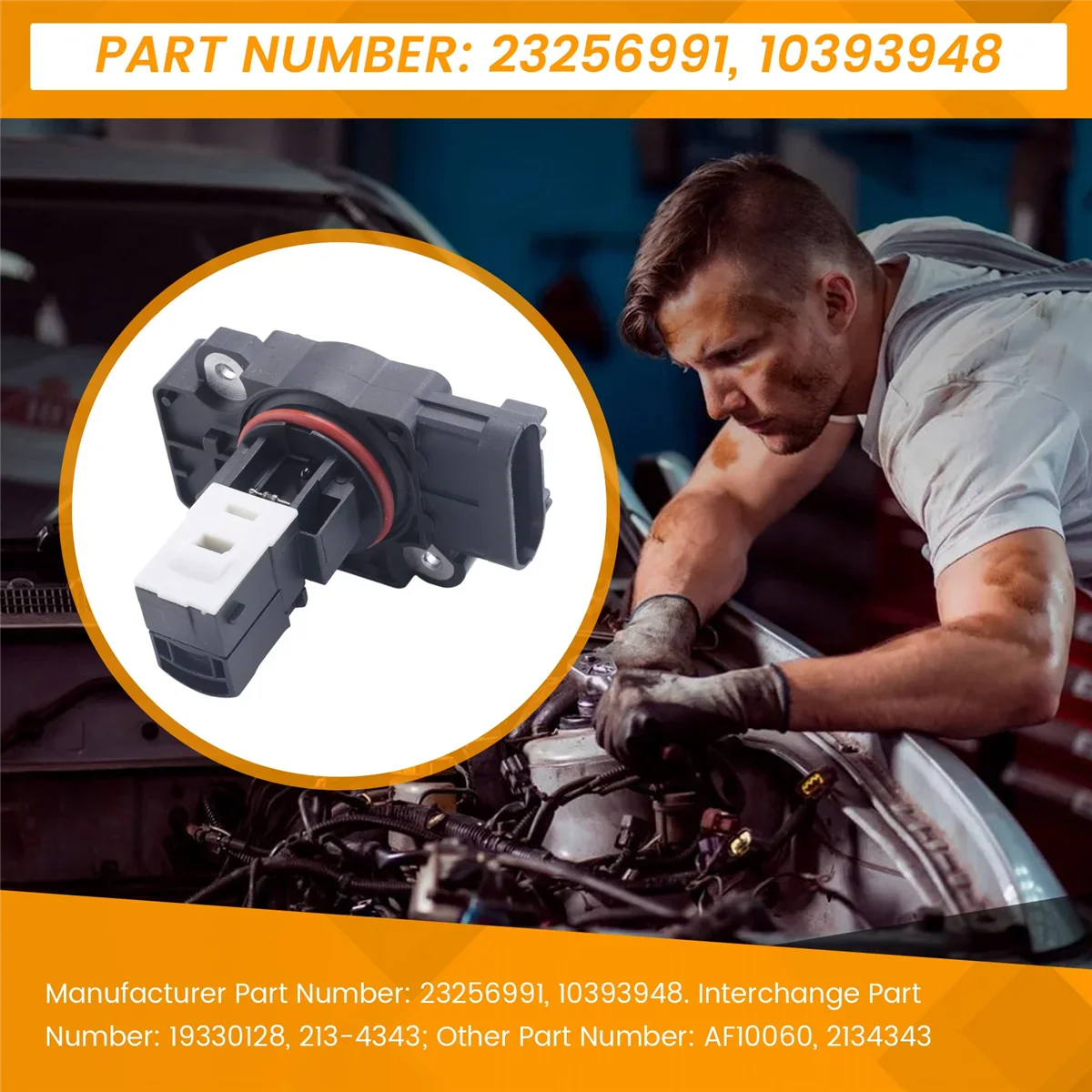Mass Air Flow Sensor Meter MAF Sensor for Chevy Avalanche Cadillac CTS Escalade 2009-2012 23256991 10393948