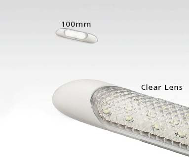 LED Autolamps 1016/24 12 Volt Interior Strip Clear Lens Lamp