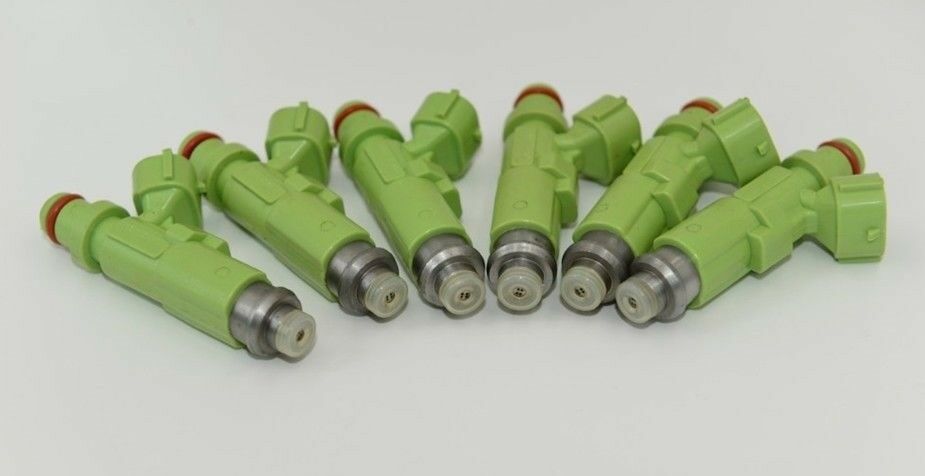 6 x 550cc Fuel Injectors for Toyota Supra Soarer Chaser 1JZ / 2JZ GTE Top Feed