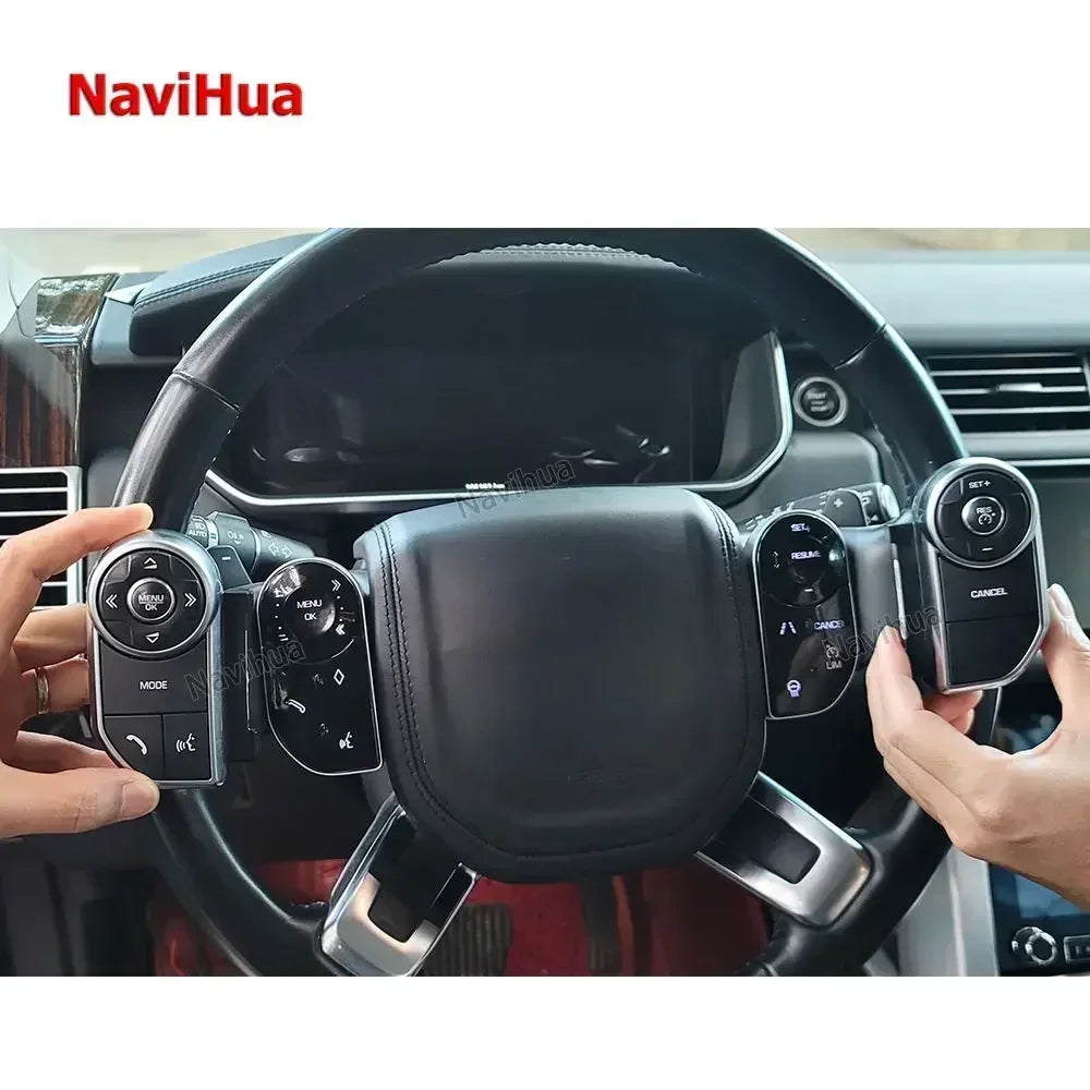 Car Upgrade For Range Rover Vogue L405 2013-2017 For Sport L494 2014-2017 Steering Wheel Electric Window Switch  Touch Buttons