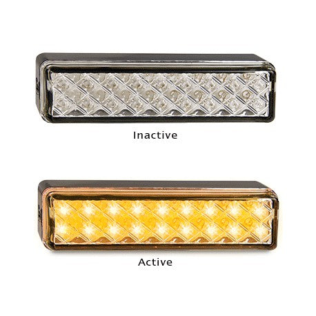 LED Autolamps 135CAT124B 24 Volt Surface Mount Front Indicator Lamp