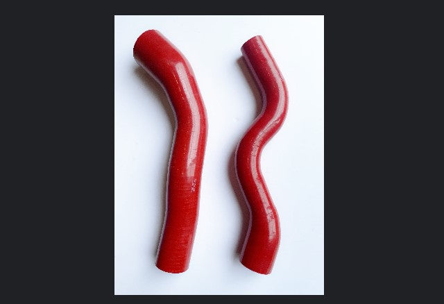 2.5L Turbo Diesel Intercooler Air Outlet Silicone Hose Kit for Mitsubishi Pajero Red