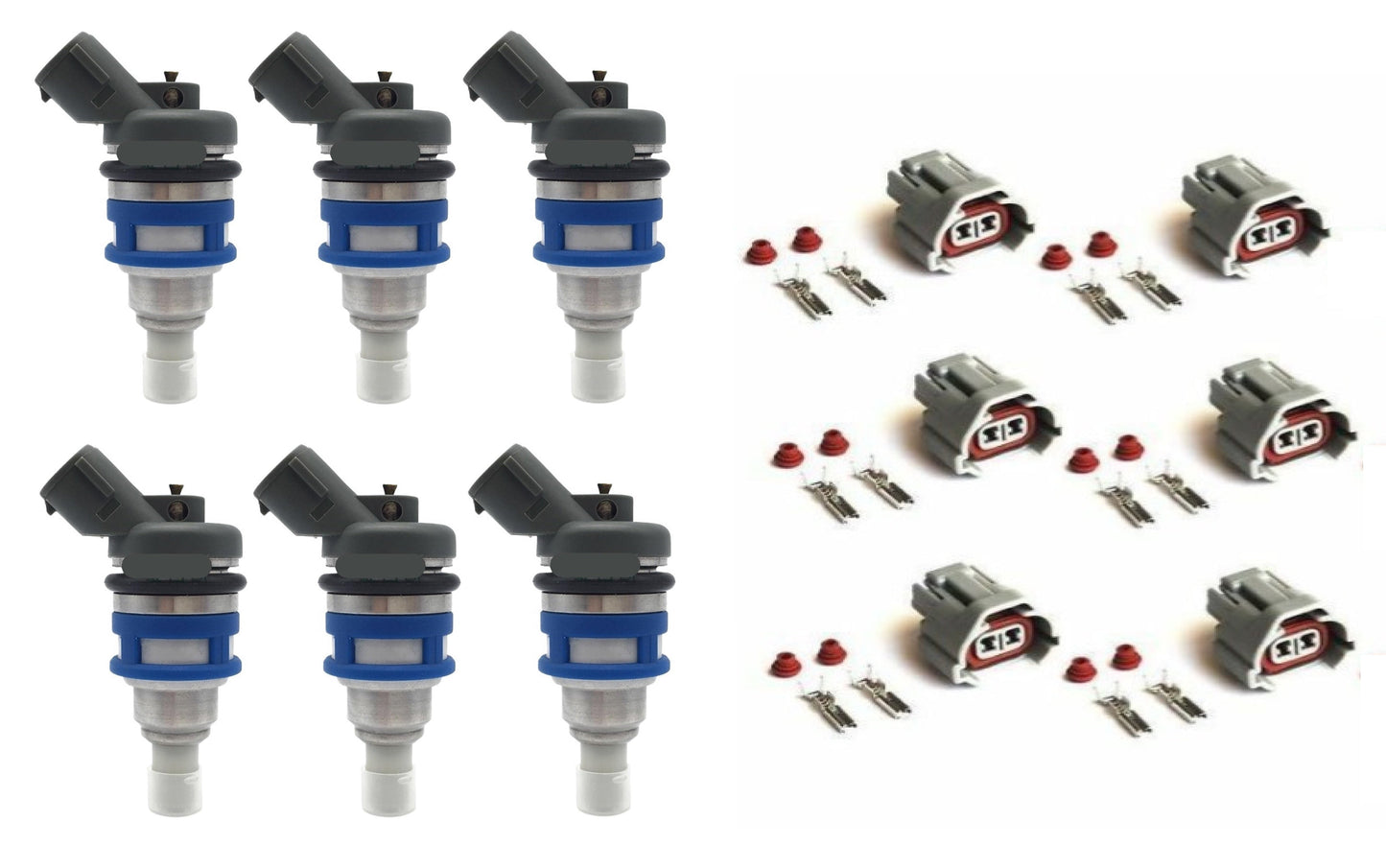 6 x  Fuel Injectors for NISSAN / NISMO Z32 300ZX 89 ~ 94 VG30