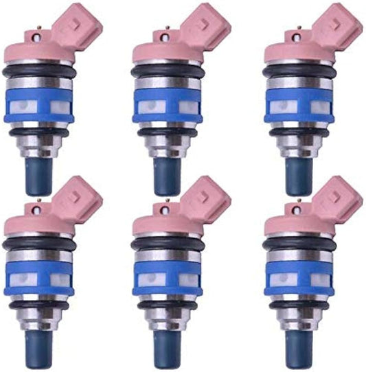 6x Fuel Injectors for Nissan Maxima - Part # 16600-85E06, 1660021V02 - Brand New
