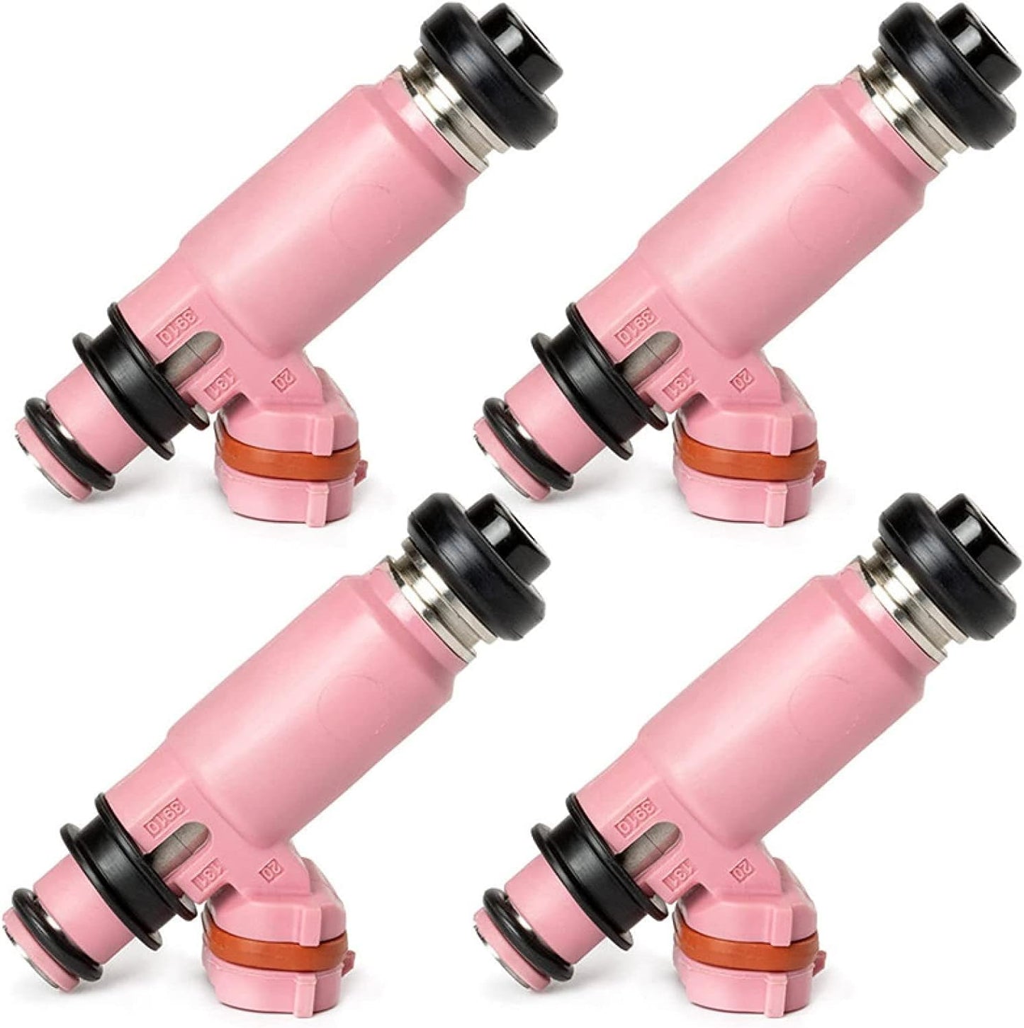 4 x Pink 565cc fuel injectors Direct fit for Impreza WRX Sti Forester Genuine