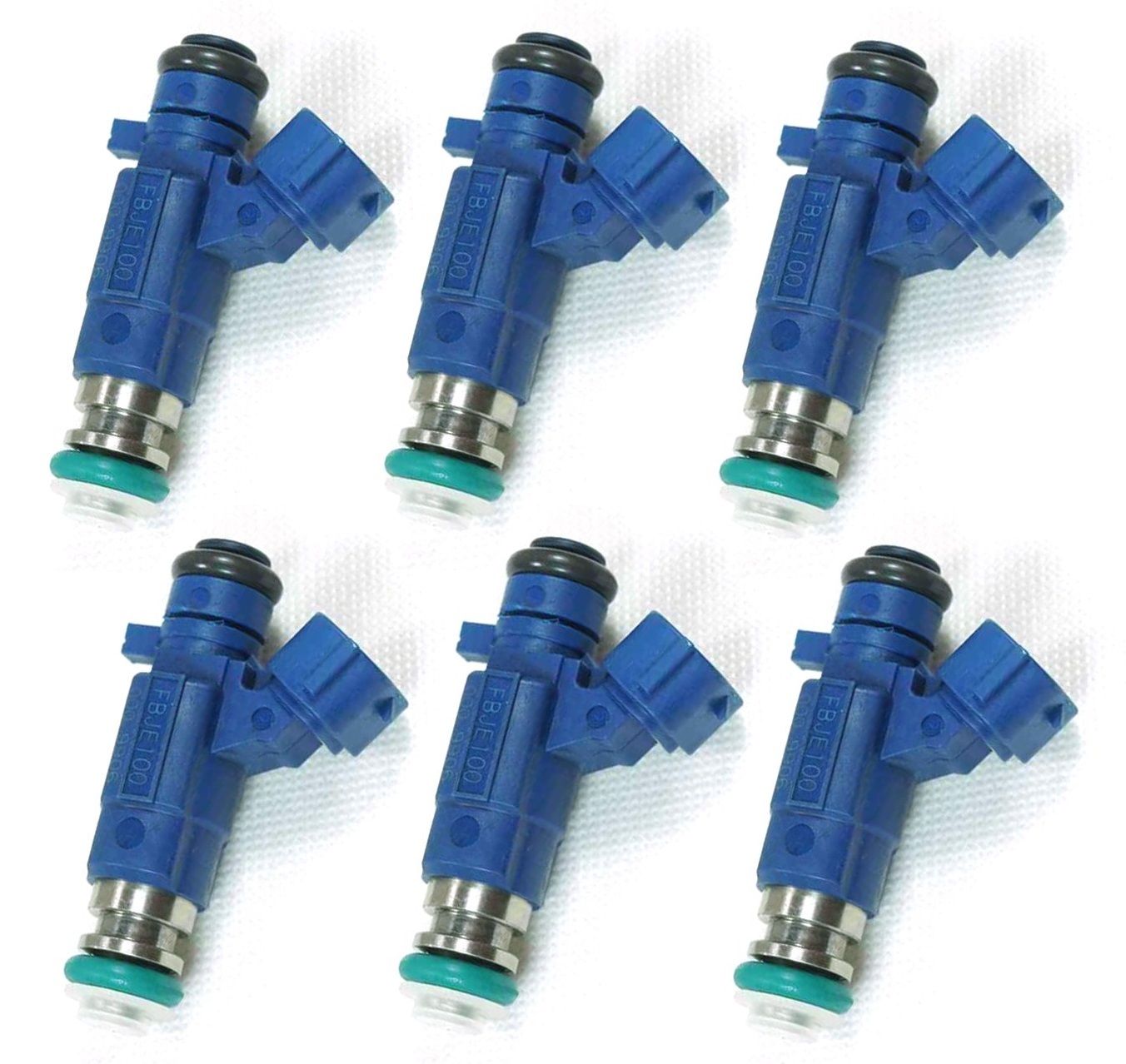 6 FUEL INJECTORS for NISSAN PATROL GU TB48DE 4.8L 6 CYL 01-07 INJECTOR