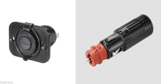 Narva 81026BL Heavy duty lighter socket + 82110 Plug 4X4 4WD trailer
