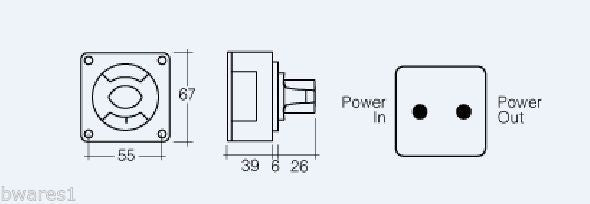 NARVA 61082BL BATTERY MASTER SWITCH, ROTARY SWITCH, BATTERY ISOLATOR, CUT OFF