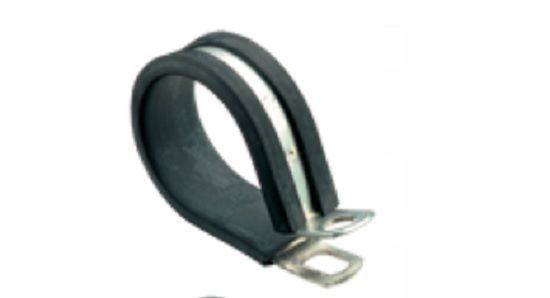 10 x NARVA 56485 Pipe or Cable Support Clamps 27mm UV resistant rubber gal stee