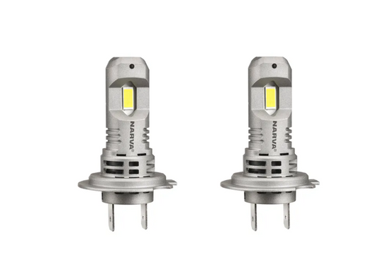 Narva H7 Surefit LED Globes Gen II | 25X Longer Life, Direct Halogen Replacement | IP65 Cooling Fan | Easy Fit for Most Vehicles