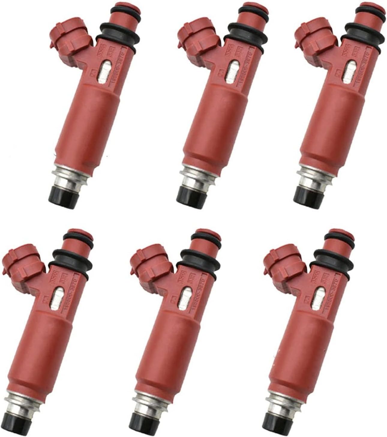 6 x FUEL INJECTORS for MITSUBISHI TRITON ML 6G74 3.5 V6 06-09 INJECTOR DENSO