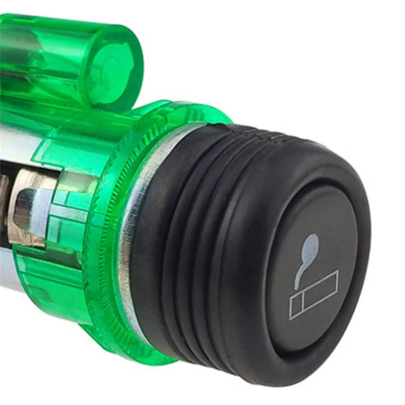 10PCS Car Cigarette Lighter Assembly with Light Motorcycle Cigarette Lighter Socket 12-24V