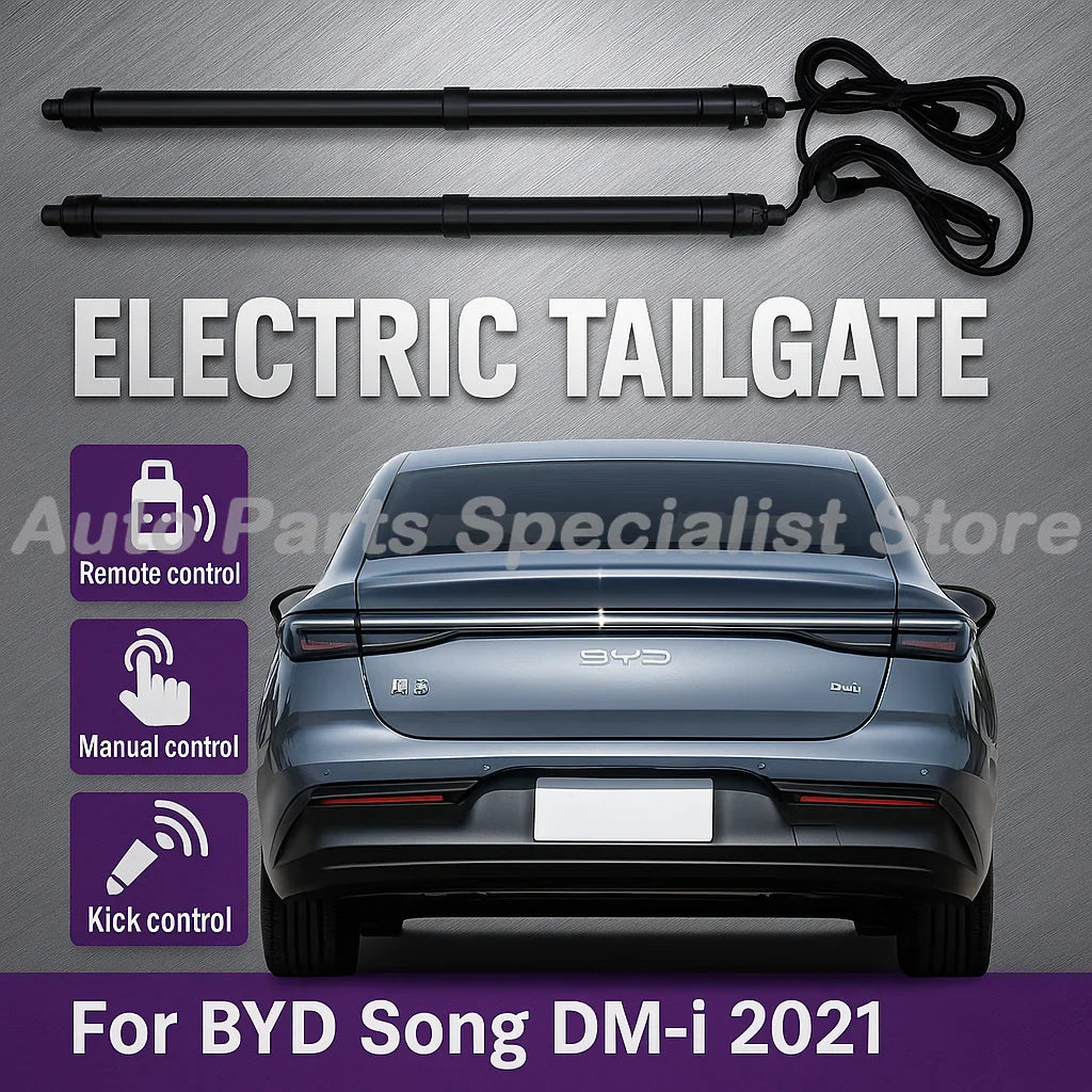Car Electric Tailgate Lift Auto Electric Trunk Drive Kick Sensor Rear Door Power Kit  For BYD Song DMi 2021