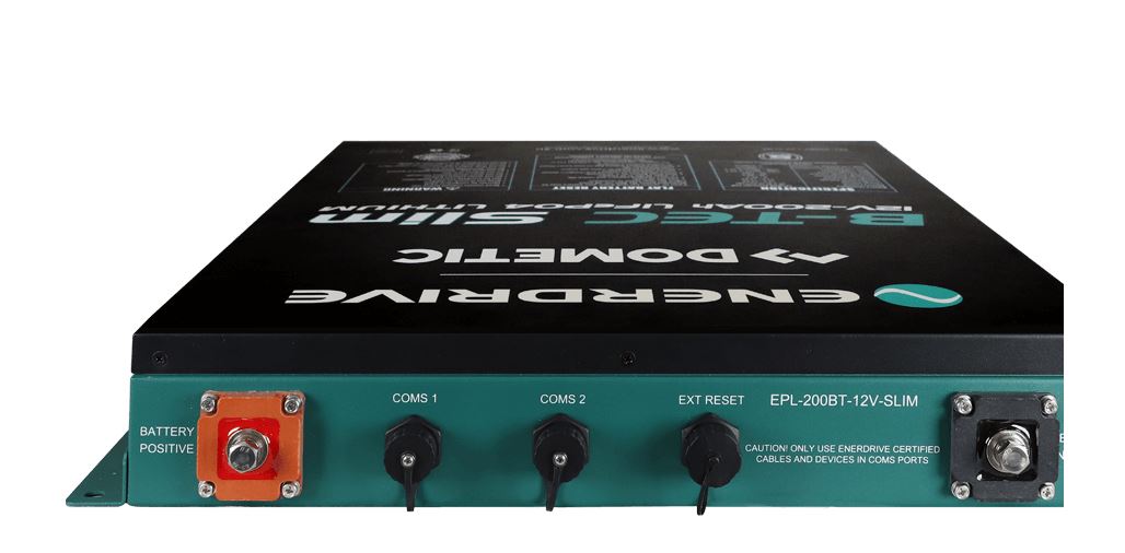 The VOYAGER ENERDRIVE Vehicle Canopy Off-Grid Power System 3000 Watt 100A Inverter-Charger 40A DC with 200ah Slim Battery