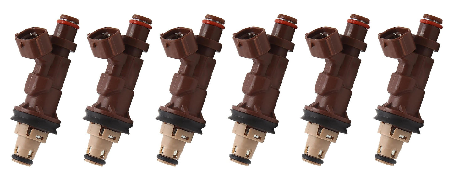 6x ORIGINAL FUEL INJECTORS for TOYOTA HILUX LANDCRUISER PRADO 4RUNNER 5VZFE 3.4L