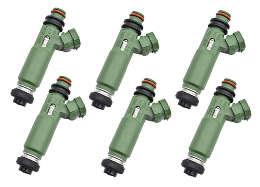 6x Fuel Injectors for Toyota Land Cruiser 1FZ-FE FZJ78 FZJ79 FZJ80 FZJ105 & Lexus LX450 4.5L
