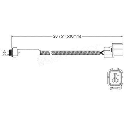 2x oxygen sensor o2 for Land Rover Range Rover Se 4.0 97-98 Titania 97-98