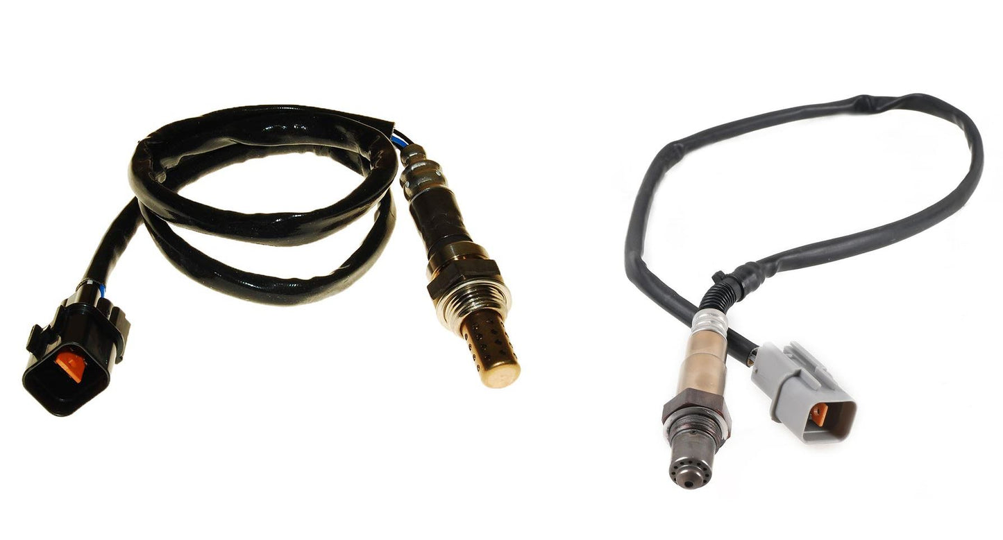 2 x front oxygen sensor o2 for Mitsubishi Pajero Np 3.8 6g75 (pre-cat) 6/2005 +