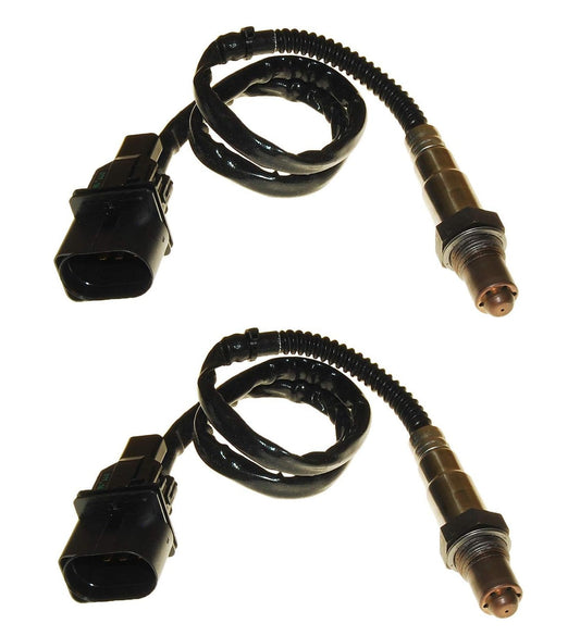 2 x Front Oxygen Sensors O2 For VW Caravelle / Multivan T5 Pre-Cat 3.2 Heat Shie