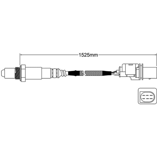 Oxygen sensor o2 for Bmw Z4 Pre-cat E85 E86 E89 Cyl 1,3