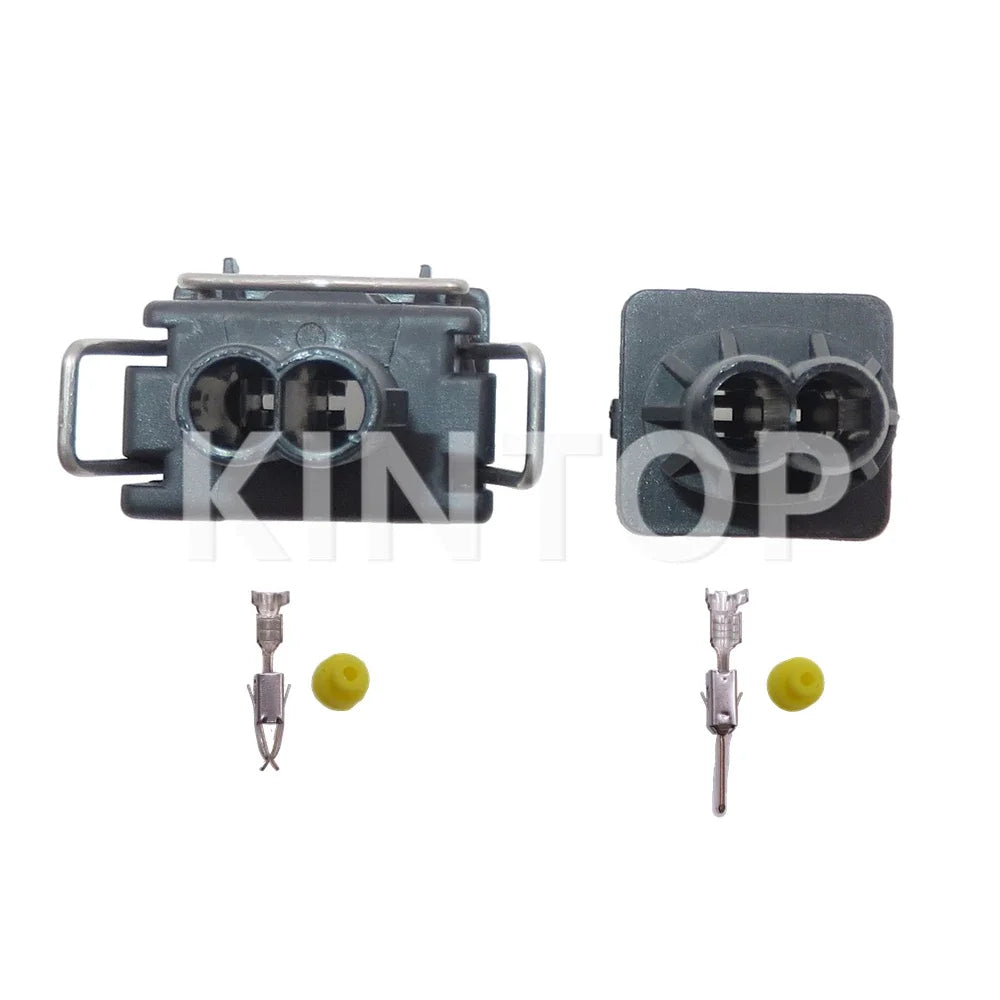 1 Set 2 Pin 037 906 240 829441-1 037906240 106462-1 EV1 Fuel Injector Nozzle Sealed Connector AC Assembly Plastic Housing Plug