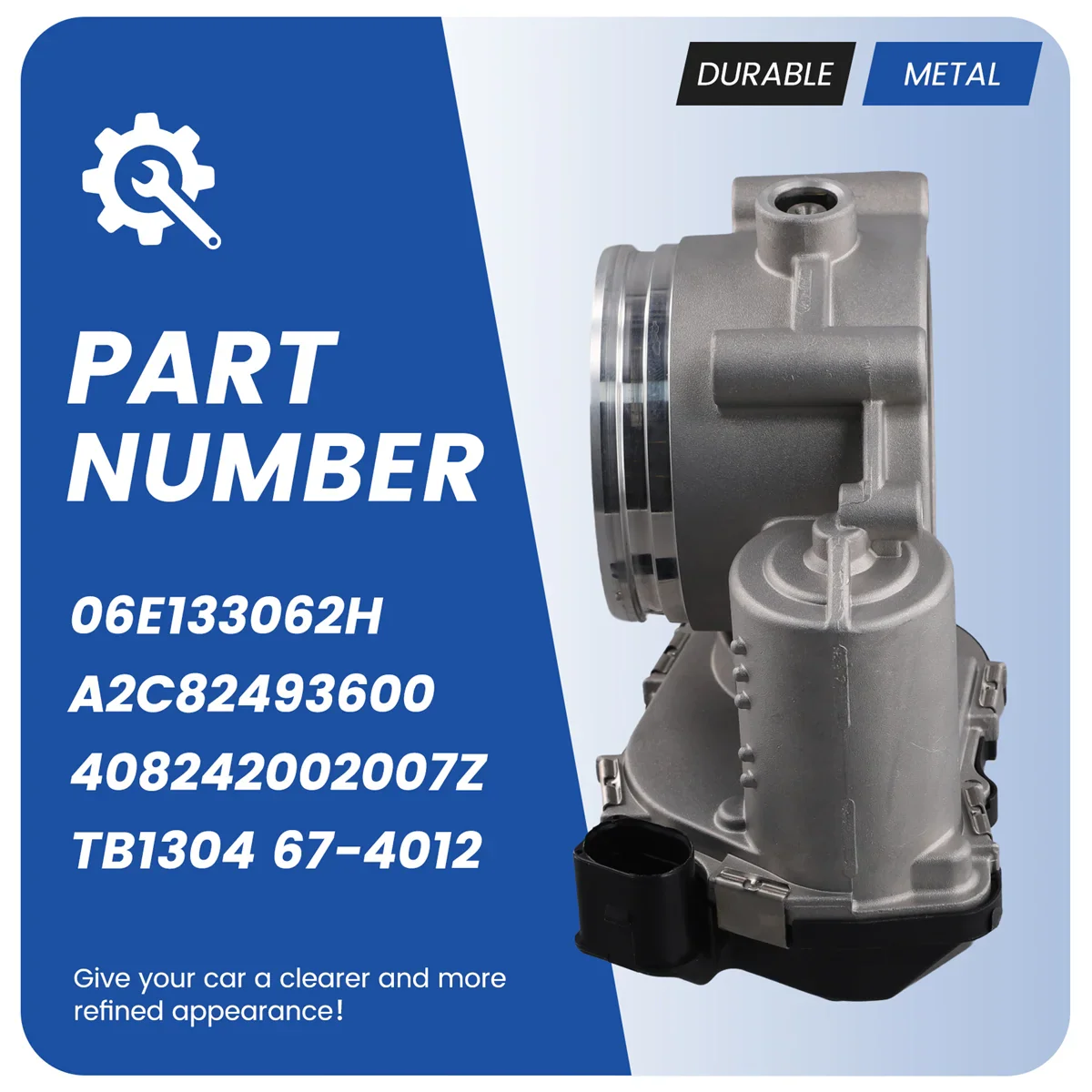 Throttle Body for Audi A4 A5 A6 A7 A8 Q5 VW Touareg 2.0 TFSI 06E133062H A2C82493600