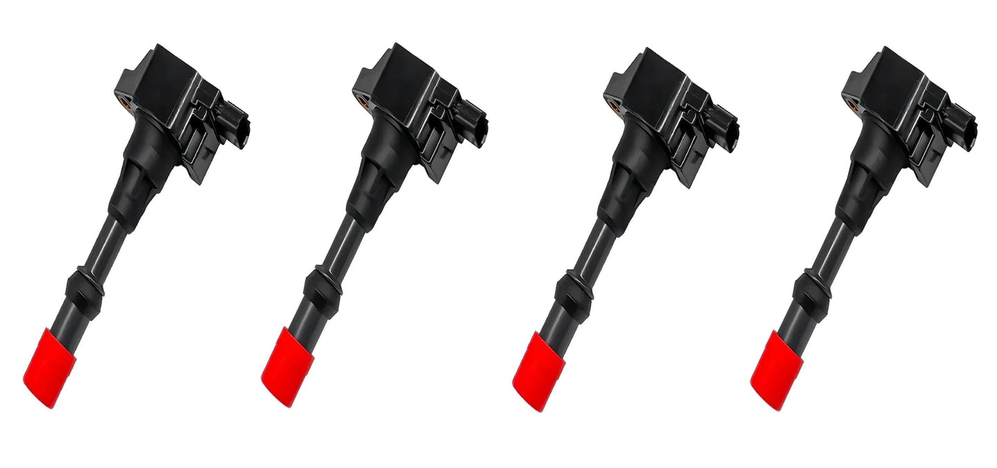 4 x Ignition Coil for Honda Civic Hybrid Jazz 1.3L - Exhaust Side