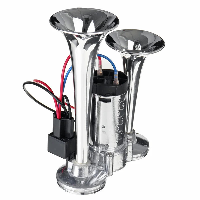 Car Acesssories Dual Trumpets Super Loud Car Electric Horn Speaker 600DB 12V Low Current High Decibel For Cars Boats And Truck