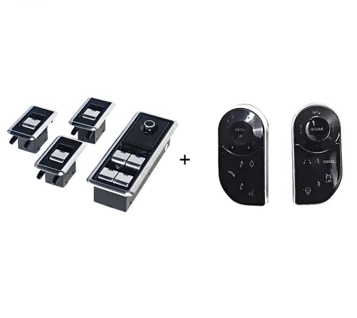 Car Upgrade For Range Rover Vogue L405 2013-2017 For Sport L494 2014-2017 Steering Wheel Electric Window Switch  Touch Buttons