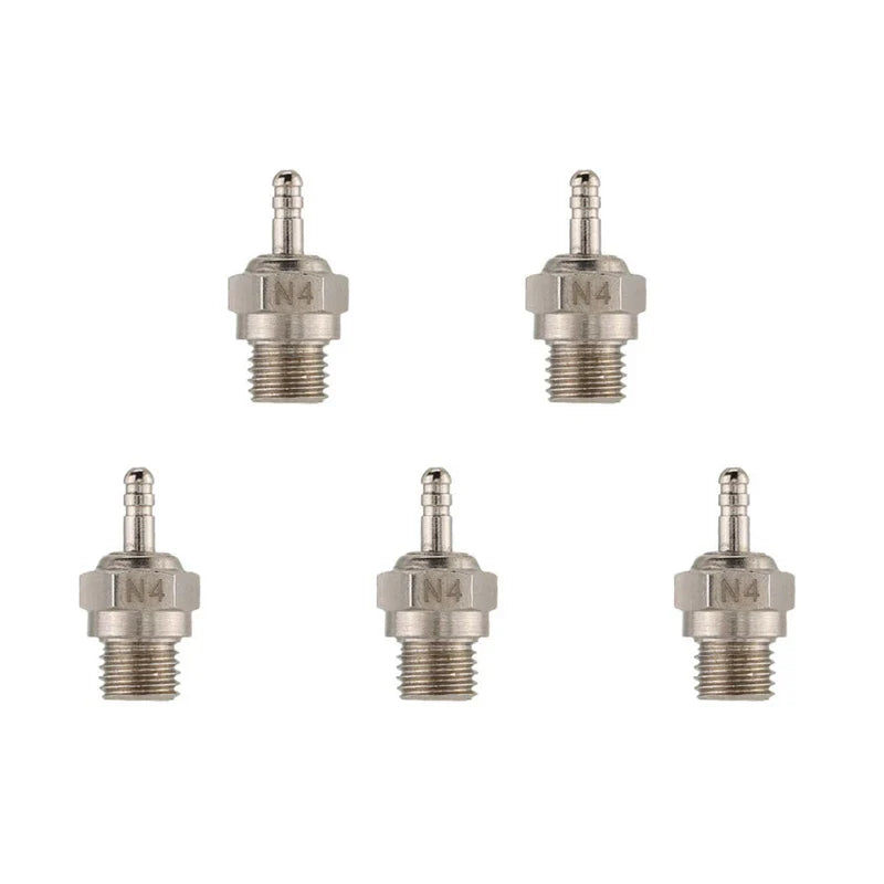 5X N4 Glow Plug Spark Plug For 1/10 Hpi Hsp Rc Car Boat