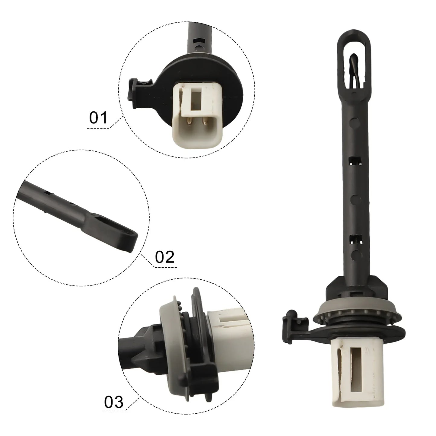 Car Temperature Evaporator Sensor 27723-4BU0A For Nissan X-Trail Sport 2014-2021 For Rogue Plastic Car Temperature Sensor