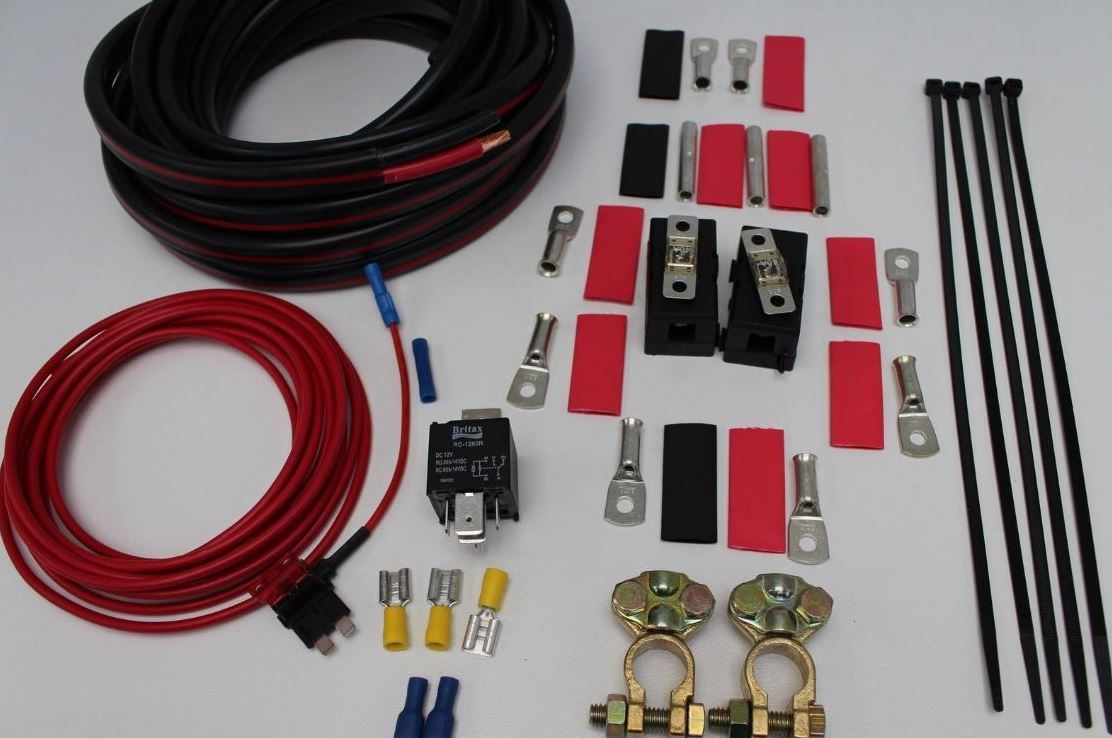 ENERDRIVE 12V 40A DC2DC+ Battery Charger EN3DC40+ with Wiring Kit