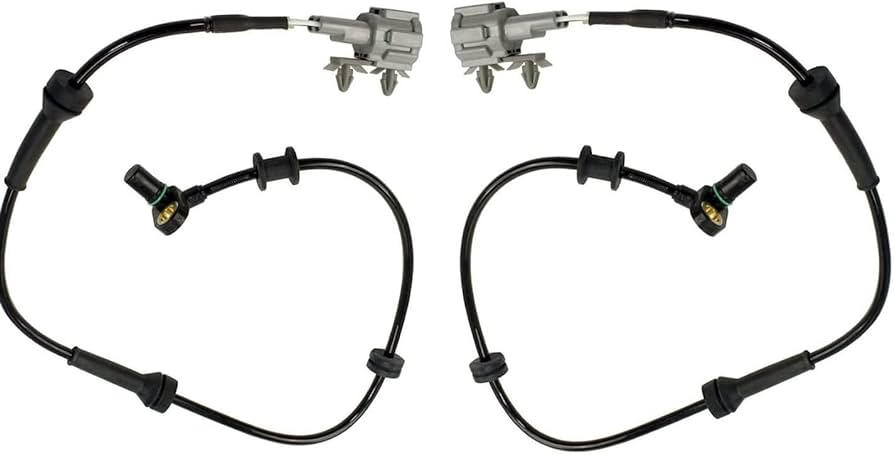 2 x Front Left+Right ABS Wheel Speed Sensors For Nissan Navara NP300 D40 Pathfinder R51