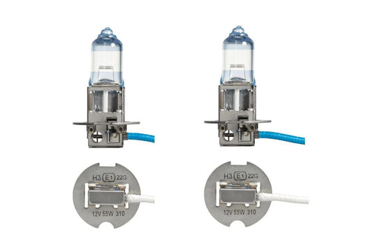 Narva Globes (2pk) H3 Halogen 12v 55w 48531bl2 BLUE - PLUS90