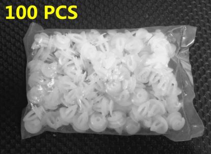 100 x White Front Interior Door Trim Panel Clips For BMW 3 5 7 X3 X5 X6