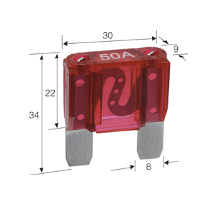 52990BL Narva Maxi Blade Fuse