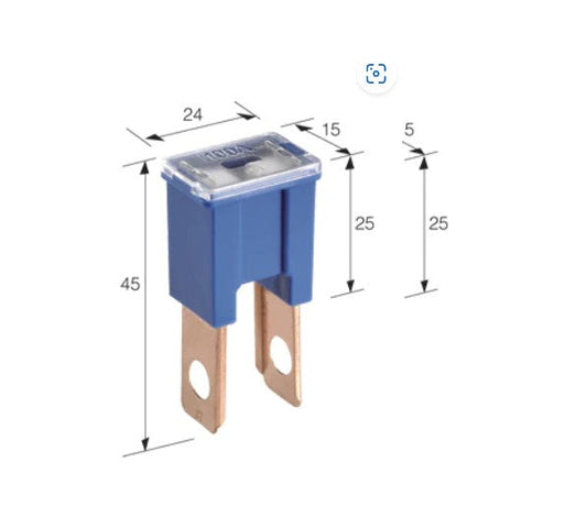53180 Narva Male Fuse Link - Pack of 9